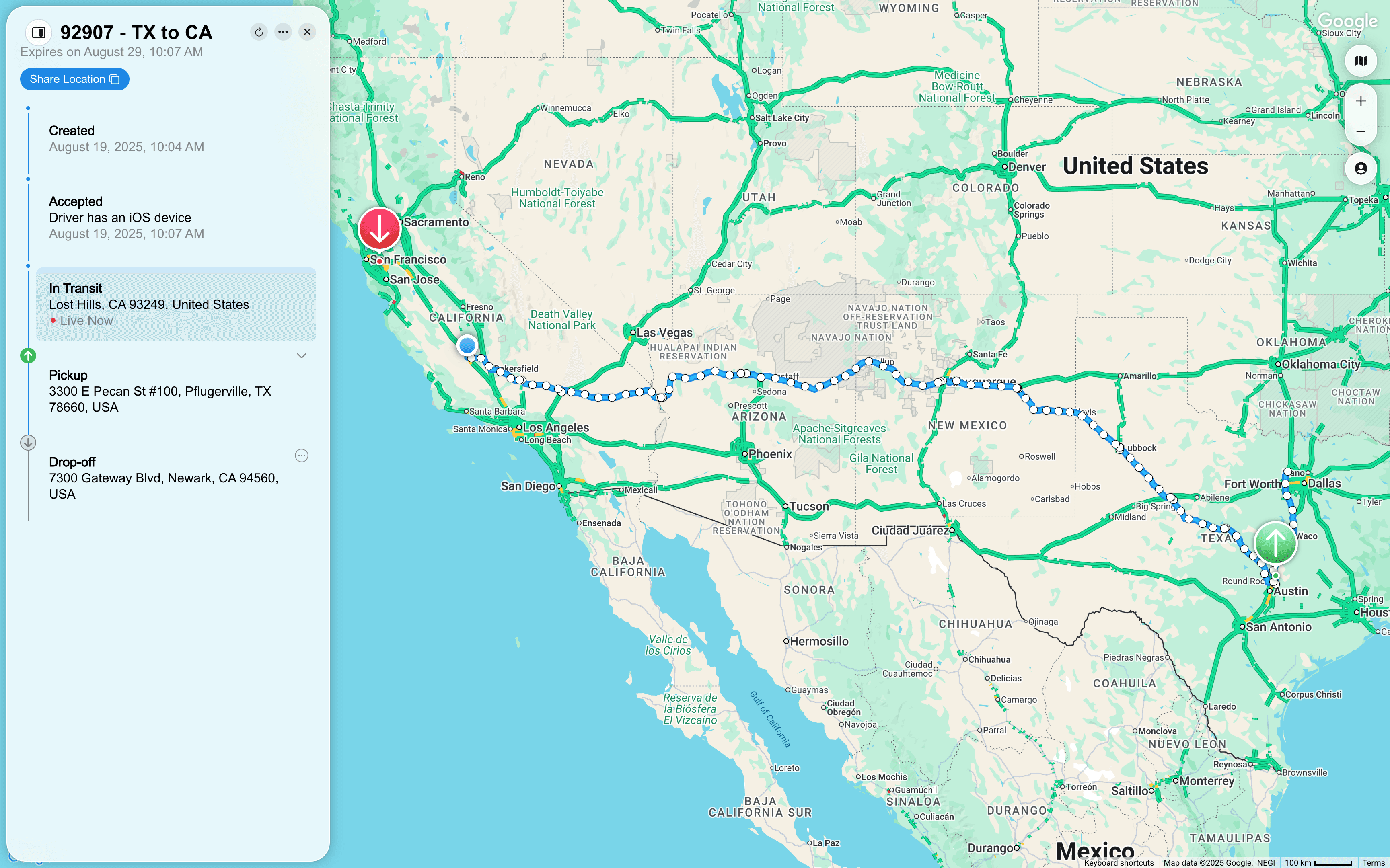 Loadbase map